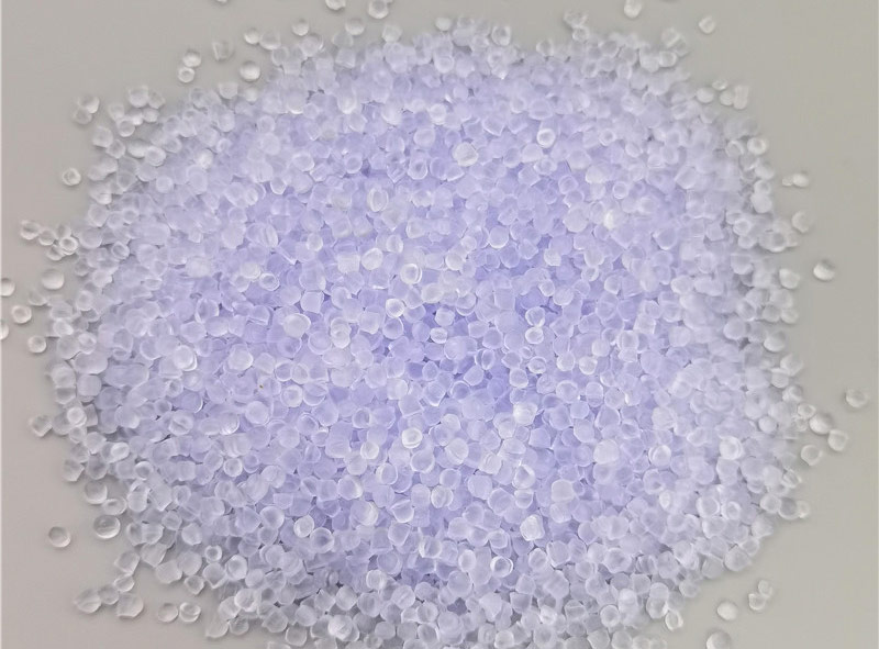 紫红透明医用级聚氯乙烯粒料